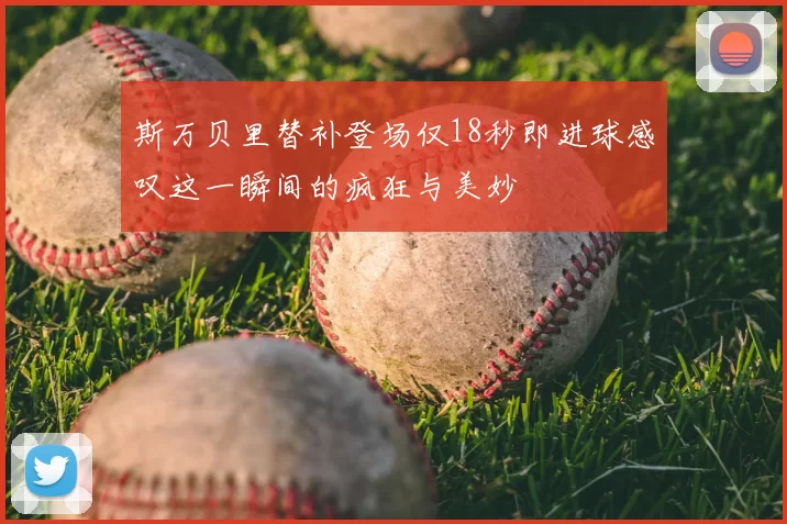 斯万贝里替补登场仅18秒即进球感叹这一瞬间的疯狂与美妙